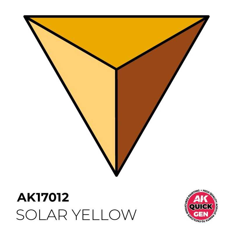 AK: Quick Gen - Solar Yellow 18 Ml (AK17012) - Imagen 2