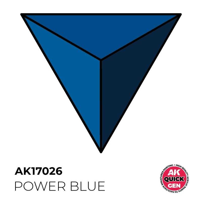 AK: Quick Gen - Power Blue 18 Ml (AK17026) - Imagen 2
