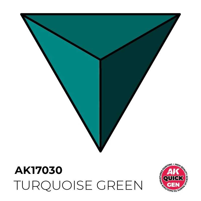 AK: Quick Gen - Turquoise Green 18 Ml (AK17030) - Imagen 2