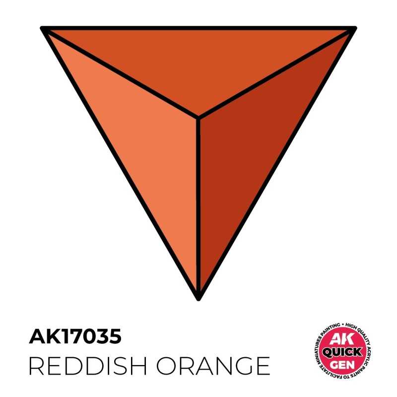 AK: Quick Gen - Reddish Orange 18 Ml (AK17035) - Imagen 2