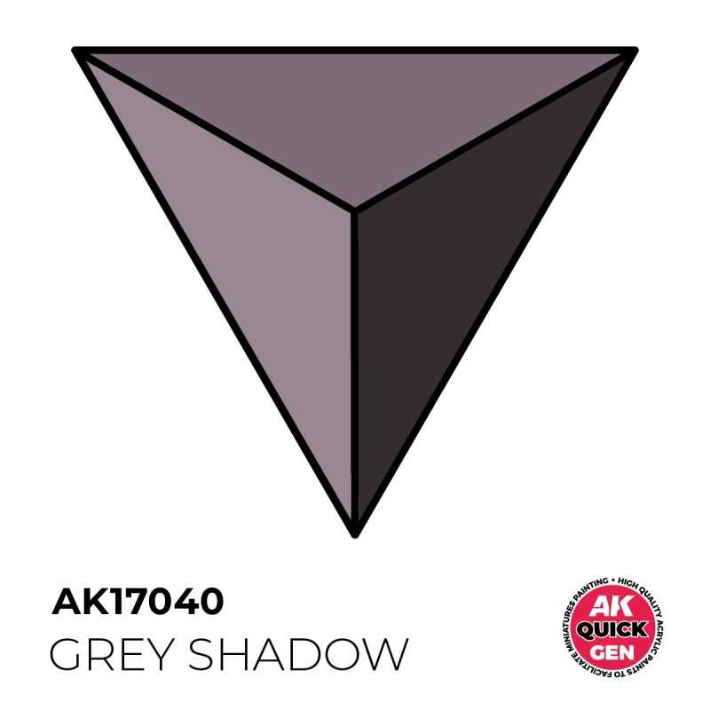 AK: Quick Gen - Grey Shadow 18 Ml (AK17040) - Imagen 2