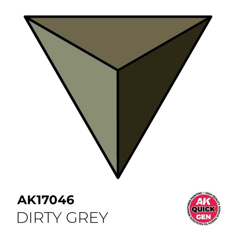 AK: Quick Gen - Dirty Grey 18 Ml (AK17046) - Imagen 2