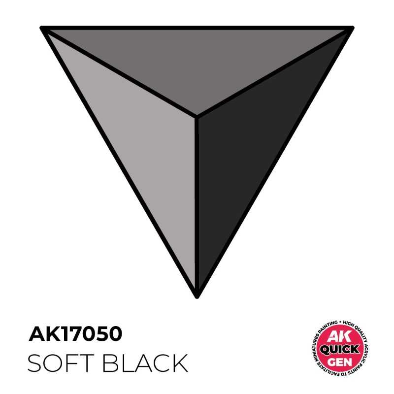 AK: Quick Gen - Soft Black 18 Ml (AK17050) - Imagen 2
