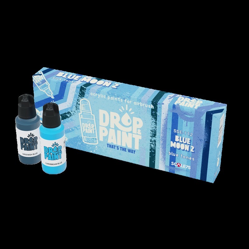 Scalecolor: Drop & Paint - Blue Moon 2