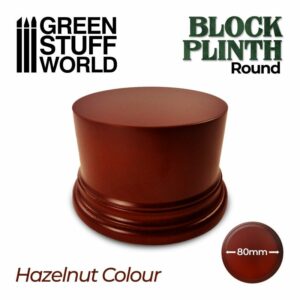Green Stuff World: Pedestal Redondo 8cm – Marron Avellana
