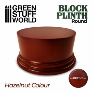 Green Stuff World: Pedestal Redondo 10cm – Marron Avellana