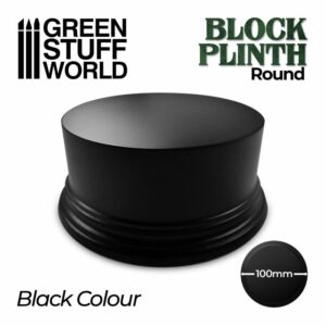 Green Stuff World: Pedestal Redondo 10cm – Negro