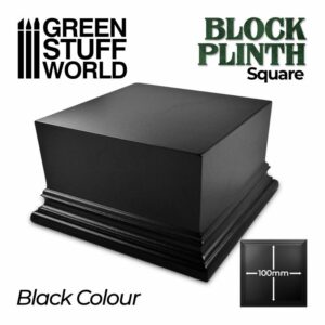 Green Stuff World: Pedestal Cuadrado 10x10cm – Negro