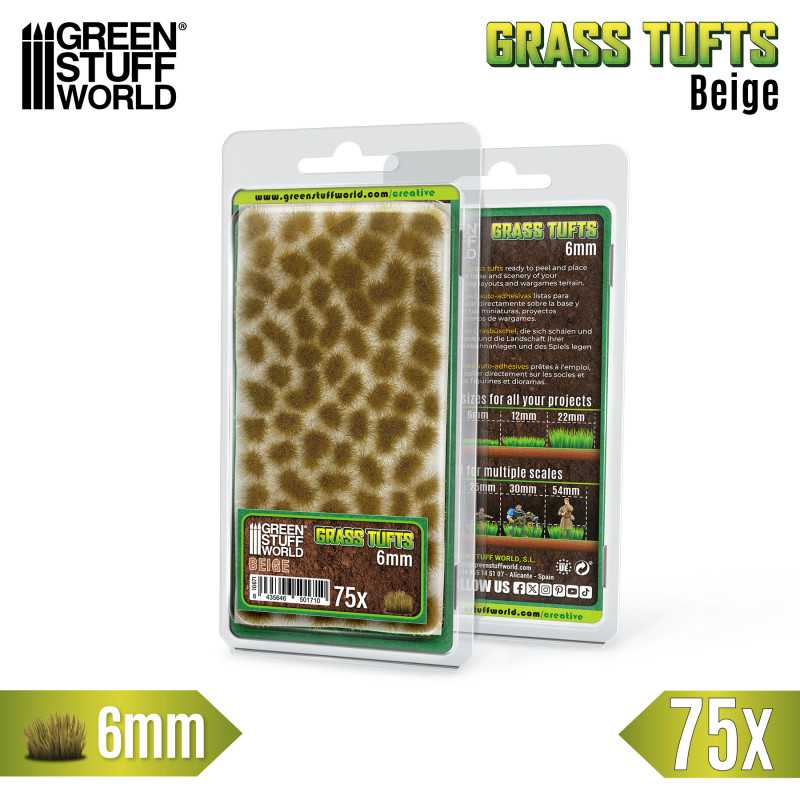 Green Stuff World: Matas Cesped - Tufts - 6 mm - Beige