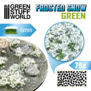Green Stuff World: Matas Arbustos Nevadas – 6mm – Verde