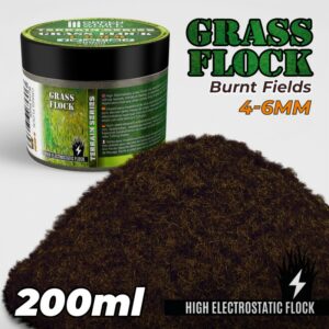 Cesped Electrostatico 4-6mm – BURNT FIELDS – 200ml