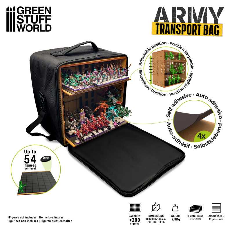 Green Stuff World: Maletín de transporte de miniaturas (Tamaño M) - Imagen 3