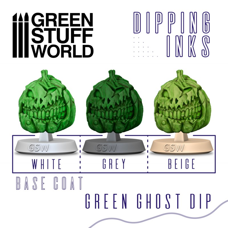 Pintura Dipping ink 60 ml - GREEN GHOST DIP - Imagen 2