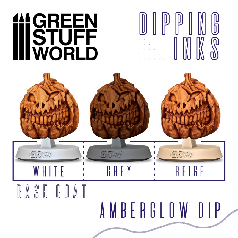 Pintura Dipping ink 60 ml - AMBERGLOW DIP - Imagen 2
