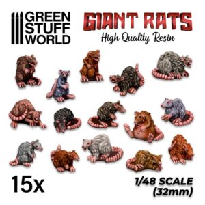 Green Stuff World: Set Resina RATAS GIGANTES