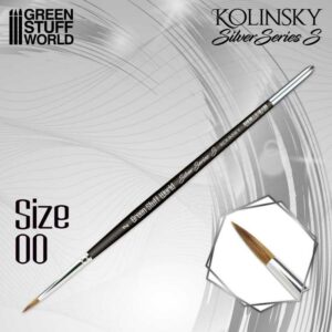 Green Stuff World: Silver Series (S) Pincel Kolinsky – 00