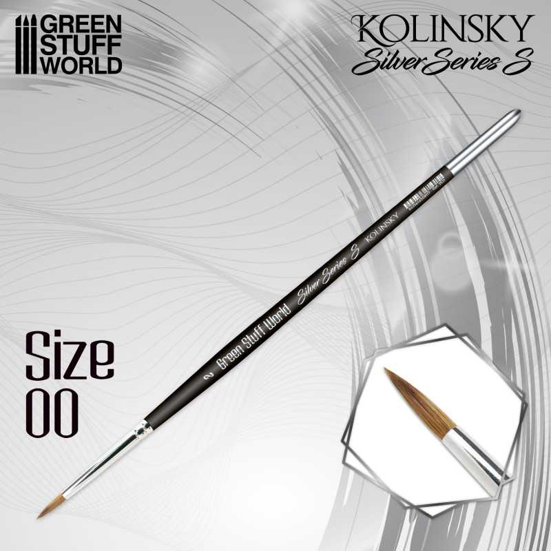 Green Stuff World: Silver Series (S) Pincel Kolinsky - 00