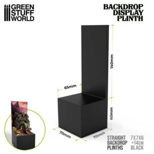 Green Stuff World: Pedestal con Trasera RECTA 7x7x6cm