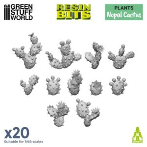 Set impreso en 3D – Cactus nopal