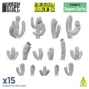 Green Stuff World: Set impreso en 3D – Cactus Saguaro