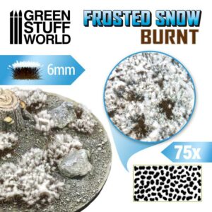 Green Stuff World: Matas Arbustos Nevadas – 6mm – Marron Quemado