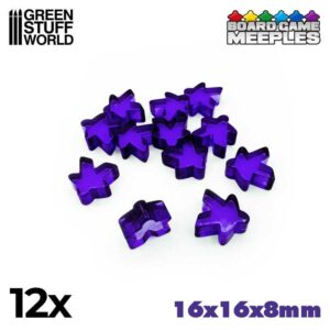 Meeples 16x16x8mm – Morado