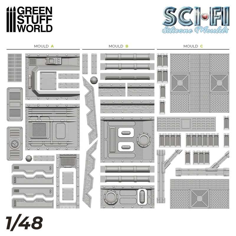 Moldes de Silicona - Molde Sci-Fi - Imagen 3