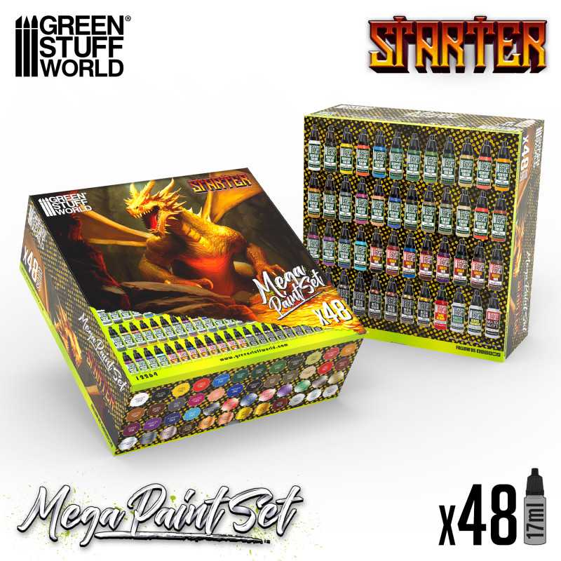 Green Stuff World: Mega Set de Iniciación Pintura Miniaturas