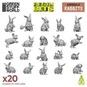 Green Stuff World: Set impreso en 3D – Conejos