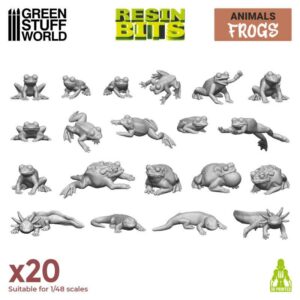 Green Stuff World: Set impreso en 3D – Ranas y Sapos