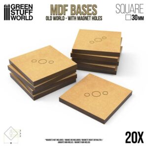 Green Stuff World: Peanas DM – Cuadradas 30 mm