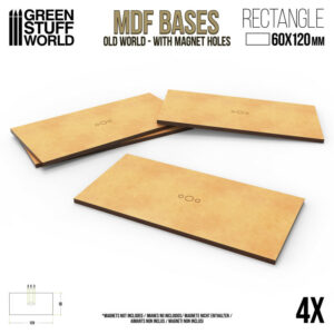 Green Stuff World: Peanas DM – Rectangular 60x120mm