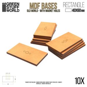 Peanas DM Old World – Rectangulares 40x60mm