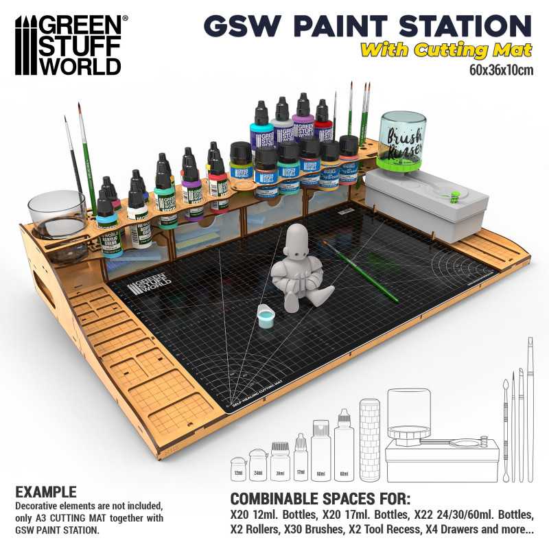 Green Stuff World: Estacion de pintura con Tapete