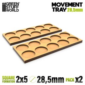 Bandejas de Movimiento DM 28.5mm 5×2 – Hostigador Filas