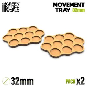 Bandejas de Movimiento DM – Skirmish AOS 32mm 3x4x3