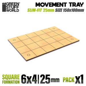 Bandejas de Movimiento DM – Slimfit Cuadradas 150x100mm