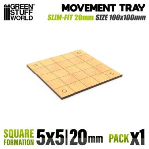 Bandejas de Movimiento DM – Slimfit Cuadradas 100x100mm
