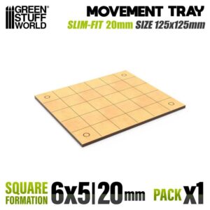 Bandejas de Movimiento DM – Slimfit Cuadradas 120x100mm