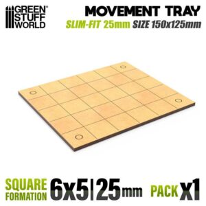 Bandejas de Movimiento DM – Slimfit Cuadradas 150x125mm
