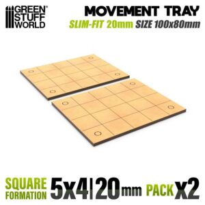 Bandejas de Movimiento DM – Slimfit Cuadradas 100x80mm