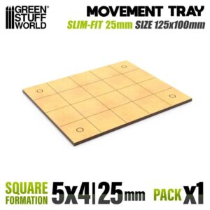 Bandejas de Movimiento DM – Slimfit Cuadradas 125x100mm