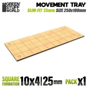Bandejas de Movimiento DM – Slimfit Cuadradas 250x100mm
