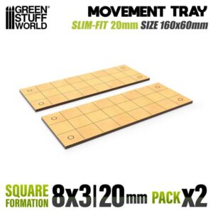 Bandejas de Movimiento DM – Slimfit Cuadradas 160x60mm