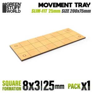 Bandejas de Movimiento DM – Slimfit Cuadradas 200x75mm
