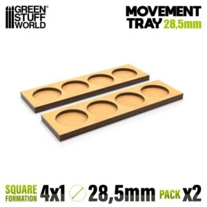 Bandejas de Movimiento DM 28.5mm 4×1 – Hostigador Filas