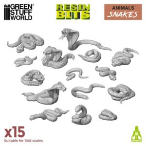 Green Stuff World: Set impreso en 3D – Serpientes