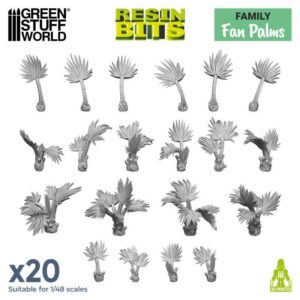 Green Stuff World: Set impreso en 3D – Palmeras