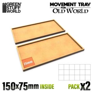 Bandejas de Movimiento DM – 150x75mm