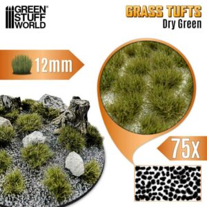 Green Stuff World: Grass TUFTs XXL 12mm – Verde Seco